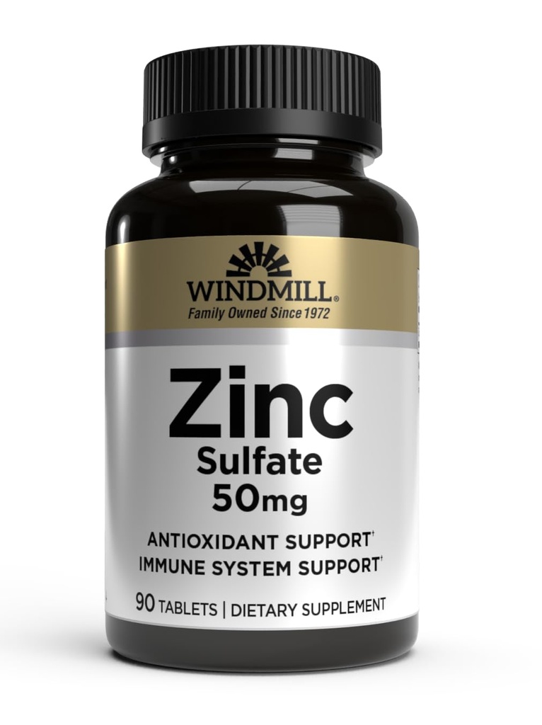 Comprimés de sulfate de zinc, 90 Compte