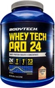 BODYTECH Whey Tech Pro 24 Protein Powder - Protein Enzyme Blend with BCAA's to Fuel Muscle Growth & Recovery, Ideale per la costruzione del muscolo post-allenamento - Corto di fragole (5 Pound)