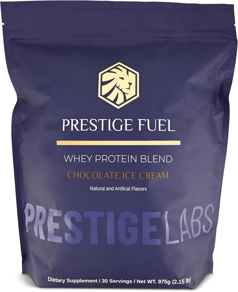Prestige Fuel Natural Protein Whey und Isolate Mischung Schokoladeneis Flavor (30 Servierungen)