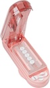 Splitter pour les petites et les petites pilules, Splitter coupe exactement plusieurs pilules à la fois pour les grands et les petits médicaments, Sharp Blade avec garde de sécurité (Pink)