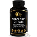 Cocó Marzo N.M.D Magnesio Citrato 800mg per Serving, Gluten Free, Supporti Sonno, Salute Digestiva, Funzione Muscolare & Relax, Alta Assorbimento, Non OGM, 120 Capsule