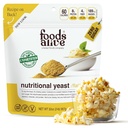 Lebensmittel Alive | Non-Fortified Premium Nutritional Yeast Flakes | 2 lbs | Unfortified Vegan Cheese Powder Seasoning