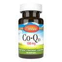 Carlson - Co-Q10, 100 mg, Energieproduktion & Herzfunktion, 60 Softgels