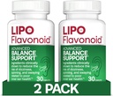 Lipo-Flavonoid Balance Support for Vertigo & Dizziness Relief - Clinically-Tested Formula with Ginkgo Biloba & Vitamin D & B Complex - Inner Ear Health & Balance Support - 30-Count - 2-Pack