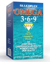 vGlucoflex Omega 3-6-9, Omegas da EPA/DHA Fish Oil per la salute comune, 30 porzioni