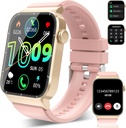 Smart Watch for Men Women(Answer/Make Calls), 1,85" HD Smartwatch, Fitness Watch with 112 Sports Modes, Heart Rate Sleep Monitor/Step Counter, IP68 impermeabile Fitness Tracker per Android, Deep Pink