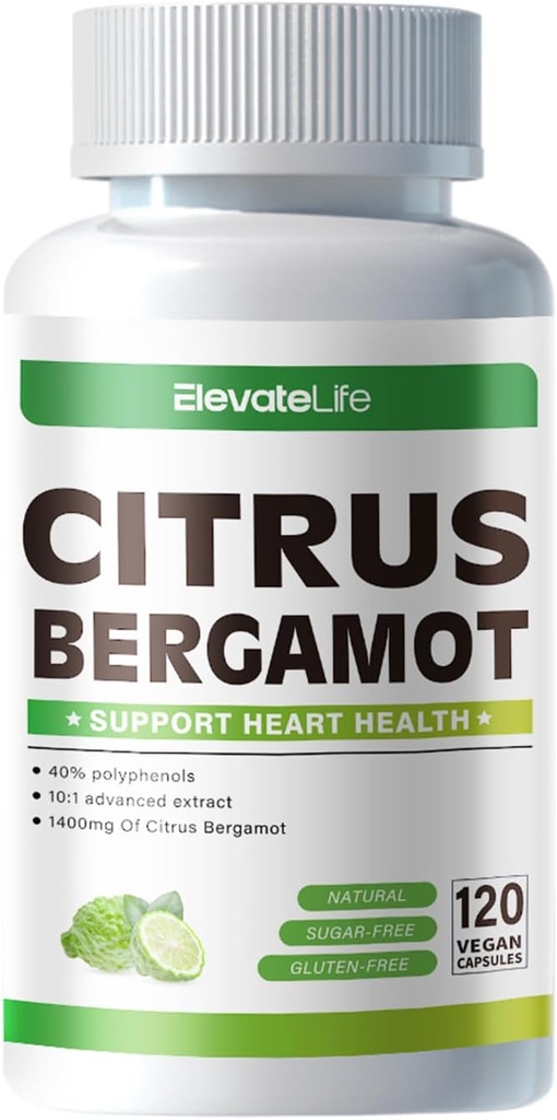ElevateLife Citrus Bergamotte 1400mg, 120 Kapseln...