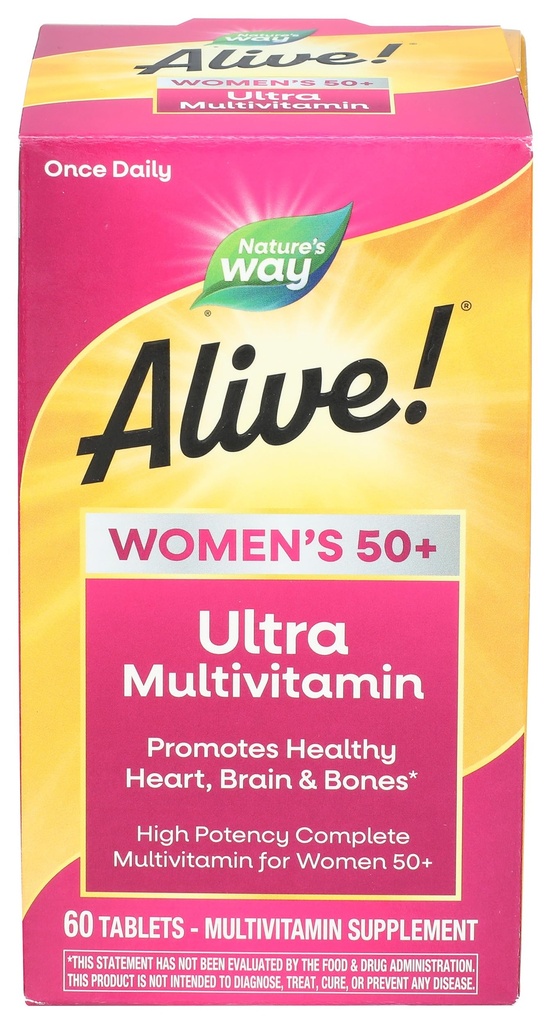 Nature's Way Alive! Einmal täglich Frauen 50 Plus Ultra Potency - 60 Tabletten
