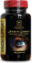 Soutien de la vision - Formule avancée de soutien des yeux et de la vision, Taurine Health Benefits, Turmeric Capsules, Extrait de graines de raisin Herbal - 1 bouteille