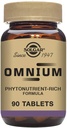 Solgar Omnium - 90 compresse - Phytonutrient Complex + Multiple Vitamin & Mineral Formula - Non OGM, Vegan, Gluten Free - 45 Serve