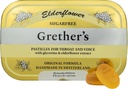GRETHER'S Sugarfree Elderflower Pastilles Remedy for Dry Mouth Relief - Beruhigend Throat & Gesunde Stimme - Geschenk für Sänger - 1-Pack - 2.1 oz.