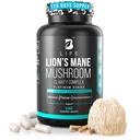Lion’s Mane Mushroom Capsules – Memory, Focus & Clarity – Nootropic Brain Supplement mit Ashwagandha, Thiamin (B1), Magnesium L-Threonate – Kognitive und Gehirnunterstützung für Mental Energy, 240 Caps