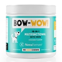 NovaFerrum Bow Wow | 18-in-1 Multifunktional mit Eisen Ergänzung für Hunde | Blut Unterstützung für Anämie | Glucosamine | Probiotics | Antioxidantien | Chicken Flavor | 90 Chews