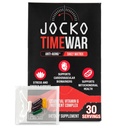 Jocko Fuel TIME WAR - Multivitaminico per uomini e donne. Supplemento NAD per l'invecchiamento sano, cuore, ossa, & salute degli occhi. Vitamine e minerali essenziali, Supporta il sollievo dallo stress + livelli di energia - Alimentazione di 30 giorni