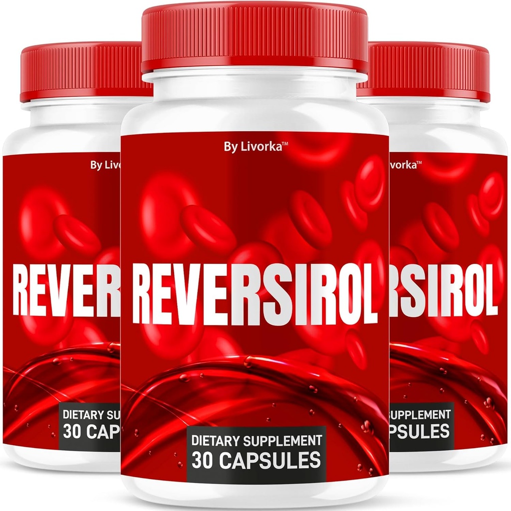 (3 Pack) Reversirol - Formula Reversirol Premium, Capsule Reversirol, Capsule Ottimizzatori Avanzati Reversirol, Pillole di Supporto Supplementi Reversirol, Recensioni Reversirol, 90 Capsule per 3 Mesi