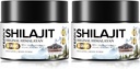 Shilajit Organic 600mg Maximum Potency Gold Grade Shilajit Resin Shilajit Supplement Natürliche Authentic mit 85+ Trace Minerals & Fulvic Säure für Energie, Immunität, 50 Gramm (2 Pack)