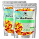 BIO VITALICA Sea Moss Gummis – mit Bladderwrack & Burdock Root – Wildcrafted Gel + Powder – Vegan, Keto, Non-GMO, Gluten-Free – Fruchtige Mineral-Rich-Gummien – 50 Count (2 Pack)