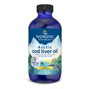 Nordic Naturals Arctic Cod Liver Oil, Lemon - 8 oz - 1060 mg Total Omega-3s mit EPA & DHA - Herz & Gehirn Gesundheit, Gesunde Immunität, Gesamt Wellness - Non-GMO - 48 Servietten
