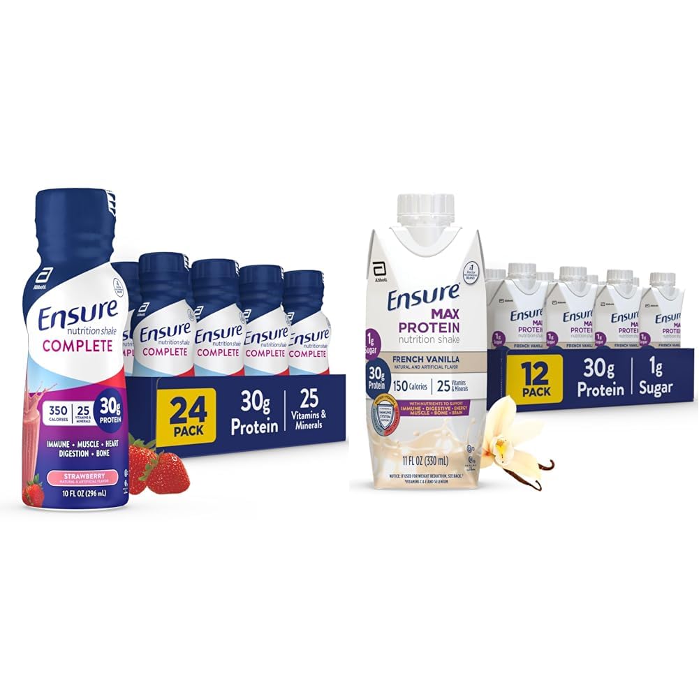 Assurer une nutrition complète et maximale des protéines Shakes, 30 g de protéines, 350 et 150 calories, paquet de 24 et 12