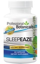 Botaniques professionnelles Sleep Eaze, Supplément aide au sommeil naturel, Supplément de sommeil sans habitude