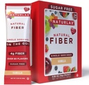 Zuckerfreie Vanille Flavored Psyllium Husk, 24 Fiber Packets