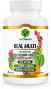 LEAFSOURCE Real Multi, Multivitamin Integratore Alimentare Intero - 21 Vitamine & Minerali Fatto da Cibo Reale. Vegan, Nutrienti Basati sulle Piante Fatto da Frutti Reali Veggies & Whole Foods (30 vcap)