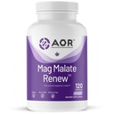 AOR, Mag Malate Renew, Supporta un cuore sano, Funzione muscolare ed energia, Integratore di magnesio, 120 porzioni (120 capsule)