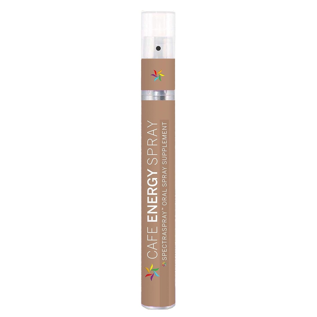 SpectraSpray Vegan Cafe Energy Spray - Vitamina B12 & 5 MG Caffeina