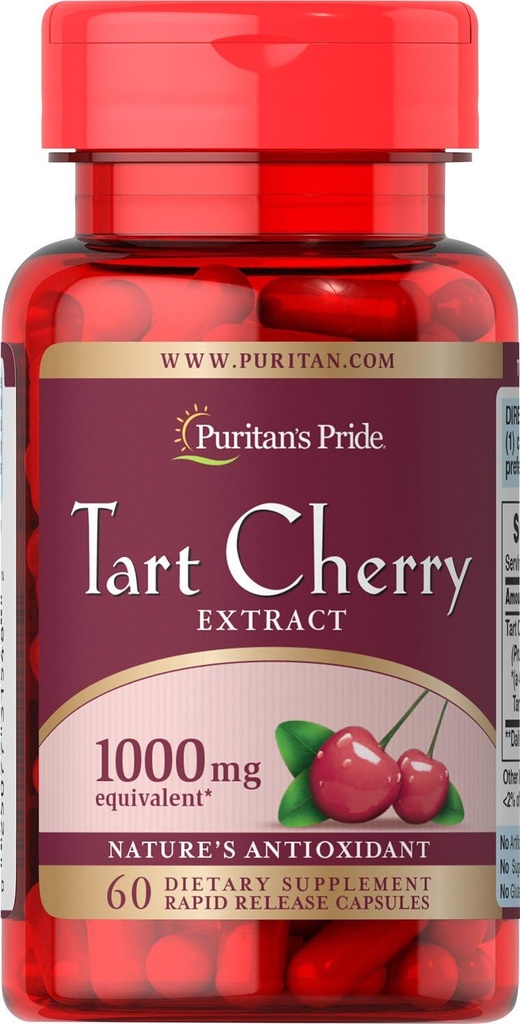 Puritans Pride Tart Kirsch Extrakt 1000 Mg