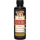 Barlean's Organic Flaxseed Oil Liquid, Kaltpress Flax Seeds, 7.640mg ALA Omega 3 Fatty Acid Supplement für gesundes Haar, Haut und Augen, Vegan & Gluten frei, 12 Unzen