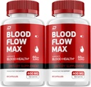 Sangue Flusso Max Capsule - SangueFlowMax Advanced Formula, SangueFlow Max Extra Forza, Benessere generale, Vitamine Naturali, Recensioni (2 Pack - 120 Capsule)