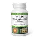 Natürliche Faktoren, Betaine HCL 500 mg, Unterstützt gesunde Verdauung und ein gesundes Mikrobiom, 90 Kapseln (90 Portionen)