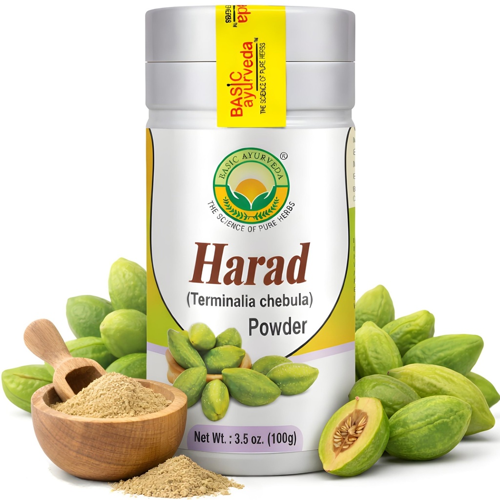 AYURVEDA DE BASE Haritaki Poudre de 3,53 Oz (100g)