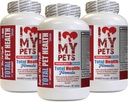 Amo il mio PETS LLC Dog Immunity Boost - Dog Total PET Health - Formula Premium - Best Complex - Estratto di semi di pompelmo per cani - 3 Bottiglie (180 Treats)