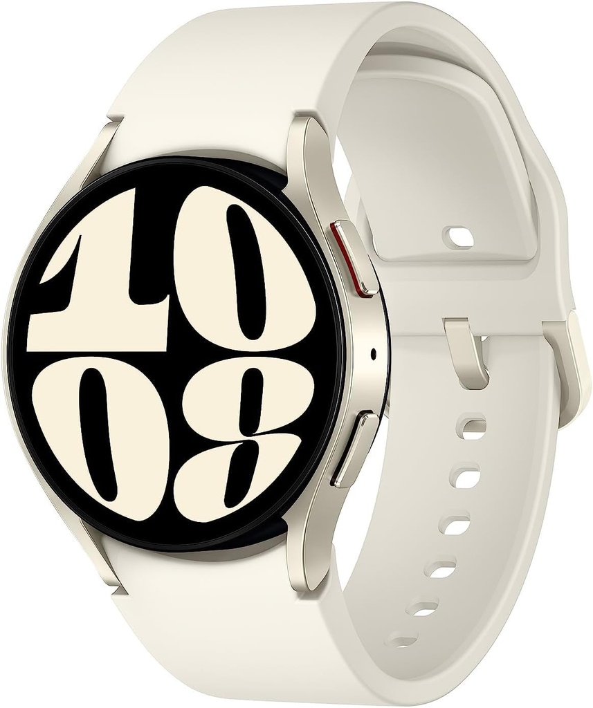 SAMSUNG Galaxy Watch 6 40mm Bluetooth Smartwatch, Fitness Tracker, Personalized HR Zones, Advanced Sleep Coaching, Heart Monitor, BIA Sensor für Gesundheit Wellness Insights, Big Screen, US Version, Gold