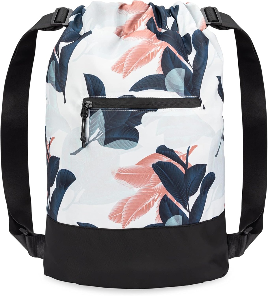 Flex Cinch Drawstring Sac de gymnastique pour femmes avec des designs graphiques.