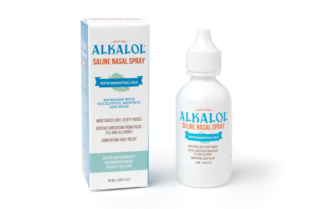 Alkalol Lösung Saline Nasenspray, 1.69 Unze