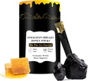 Shilajit Honey Sticks, 30 Sticks - Résine pure himalayenne, Honey biologique et safran pour l'énergie boost, Immune Support & Vitalité, SHILAJIT Honey Sticks pour hommes et femmes