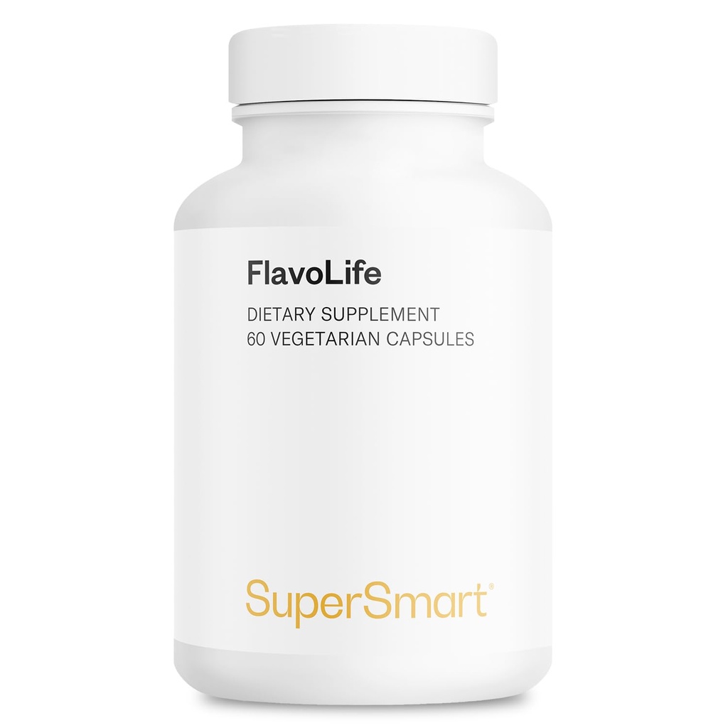 Supersmart FlavoLife (Flavonoid Complex Supplement) - mit Luteolin, Myricetin, Fisetin, Rutin, Quercetin, EGCG, Apigenin, Hesperidin | Non-GMO & Gluten Free - 60 vegetarische Kapseln
