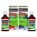 Robitussin DM Max Cough Plus Chest Congestion und Robitussin Maximum Strength Nighttime Cough DM, Adult Formulas - 2 x 8 Fl Oz Flaschen
