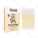 Wir lieben Doodles Long Cotton Dog Ear Swabs | Double Sided Qtips für Hunde | Large Wooden Cleaner Balls Tool | Q Tipps Swab zu Flush Puppy Ears | Clean Wood Buds for Pet Ears | Wipes Solution Q-Tips