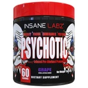 Insane Labz Psicotica, Polvere pre allenamento ad alto livello, estrema energia di ultimazione, messa a fuoco e resistenza con Beta Alanine, Creatina Monoidrato, DMAE, 60 Srvgs, Uva