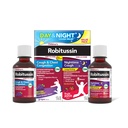 Robitussin pour enfants DM Day and Night Cough Relief Value Pack, Cough Medicine, Raisin/Fruit Punch Flavor - 4 Fl Oz x 2
