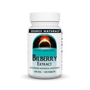 Fonte Naturals Bilberry Extract Standardized Botanical Antioxidant - 100 mg, 120 compresse