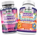 FRESH HEALTHCARE Elderberry Gummis und Immun Multivitamin - Bundle