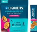 Liquido I.V.® Hydration Multiplier® - Frutta della Passione - Imballaggio della polvere di idratazione | Miscelatore di bevanda della polvere di elettrolita | Bastoncini di singola-serving convenienti | Non-GMO | 16 Serve (Pacchetto di 1)