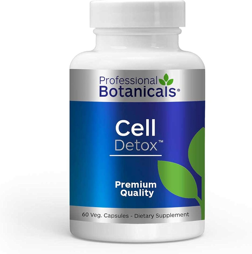 Professionali Botanical Cell Detox Vegan Cell Cleansing & Detoxification Supplement - 60 Veg Capsule