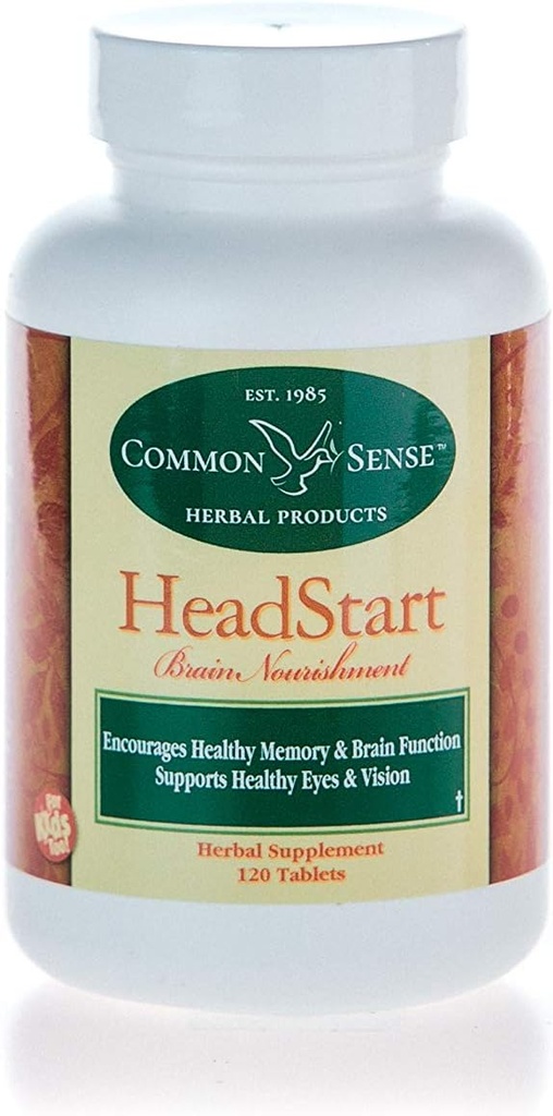 Common Sense Kräuter Produkte HeadStart: Brain Nourishment (120 Tabletten)