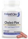 Patient One Cholest-Plex | Ergänzung zur Unterstützung Herz- und Gefäßgesundheit und gesunden Lipidmetabolismus* | mit RYR, CoQ10 und mehr | 120 Kapseln