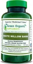 Grüne Bio-Ergänzungen Kapsel Weiß Willow Bark (Einzel)